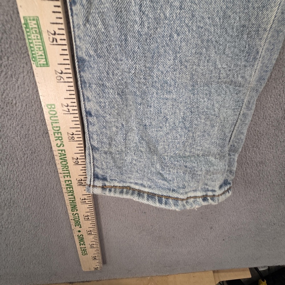 Levis Jeans Mens Selvedge Light Wash Blue Slim Tapered Honeycomb Fits 30x30 - Picture 4 of 16